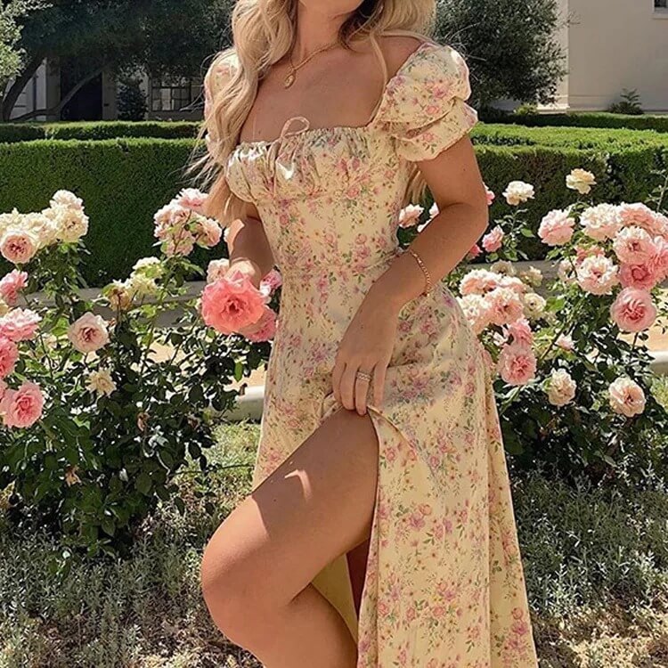 Long Floral Dress