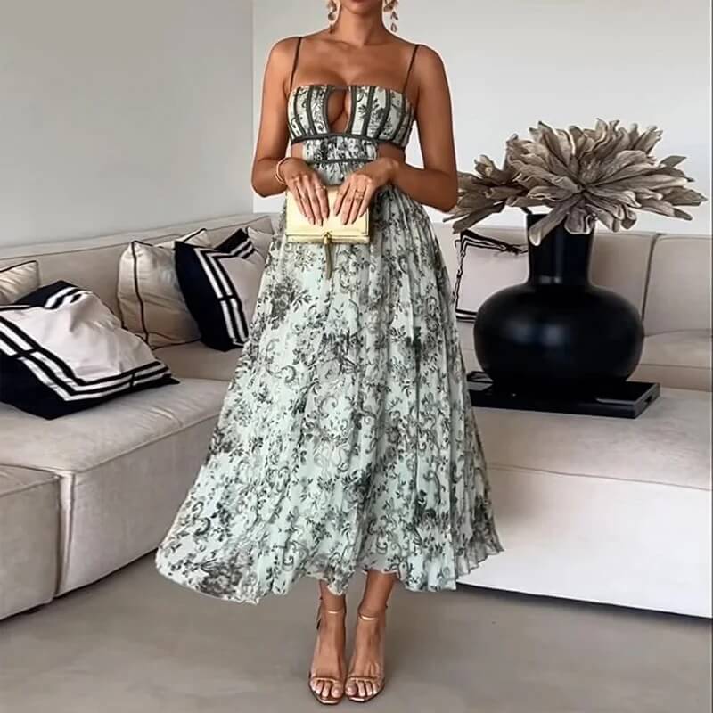 Ethereal Garden Cutout Gown