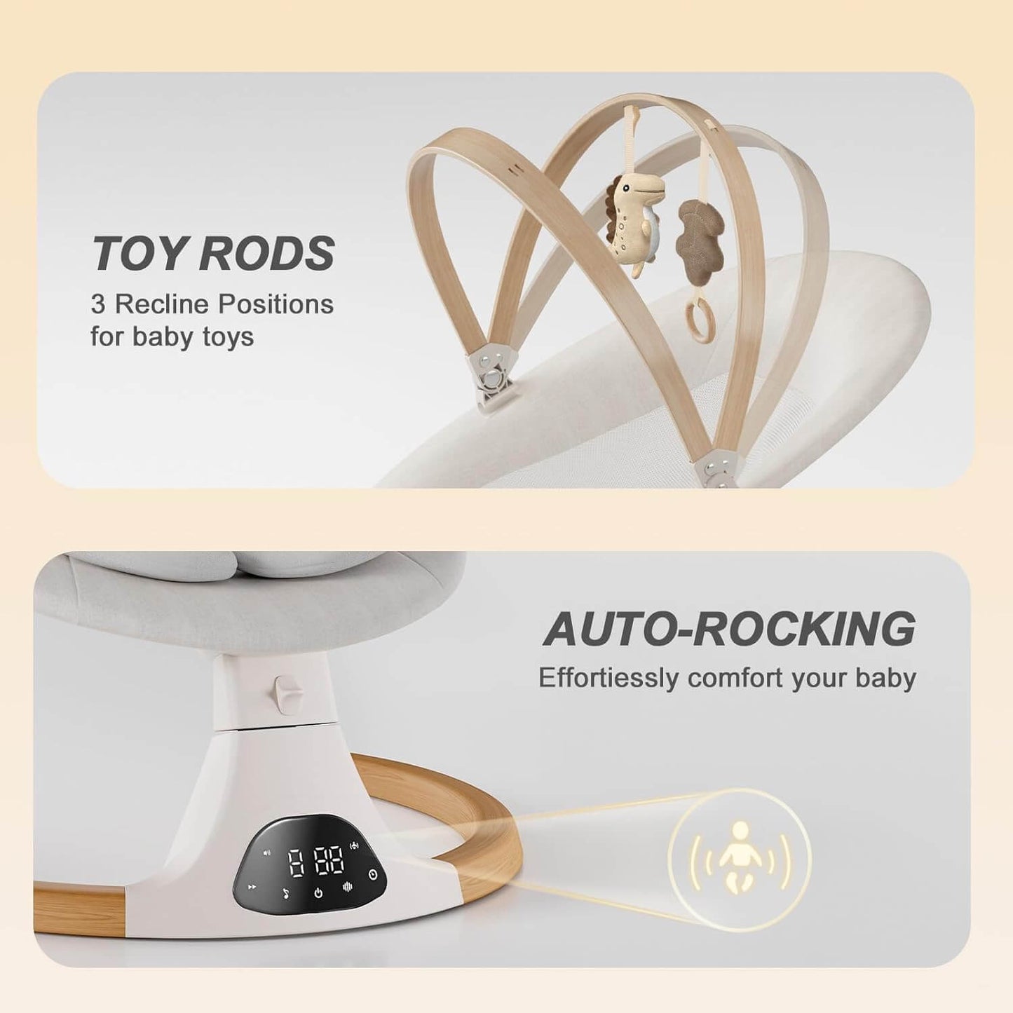LullaNest™ Electric Baby Swing