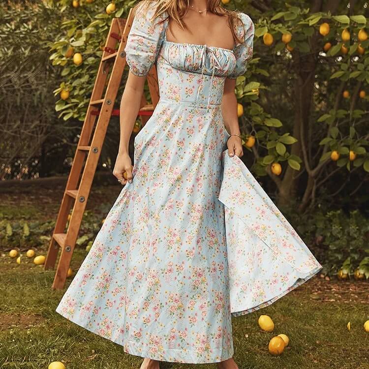 Long Floral Dress
