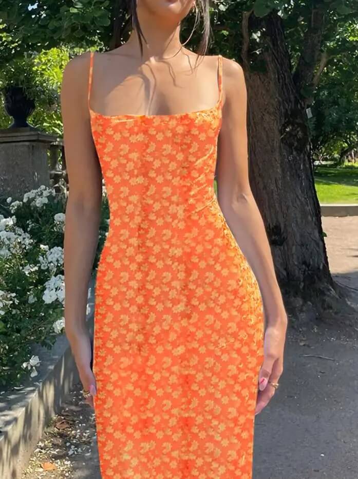 Spaghetti Strap Bodycon Sundress