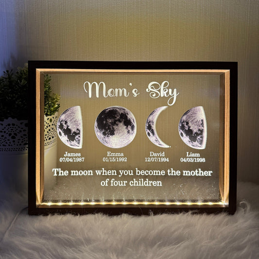 Mom's Sky LED Light Frame ❤️