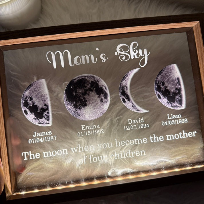 Mom's Sky LED Light Frame ❤️