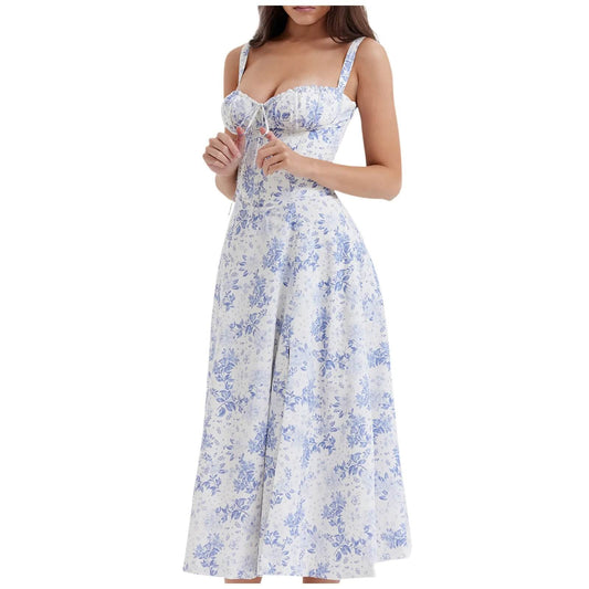 Bustier Floral Dress