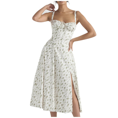Bustier Floral Dress