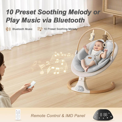 LullaNest™ Electric Baby Swing