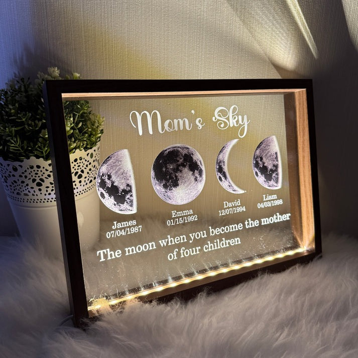 Mom's Sky LED Light Frame ❤️